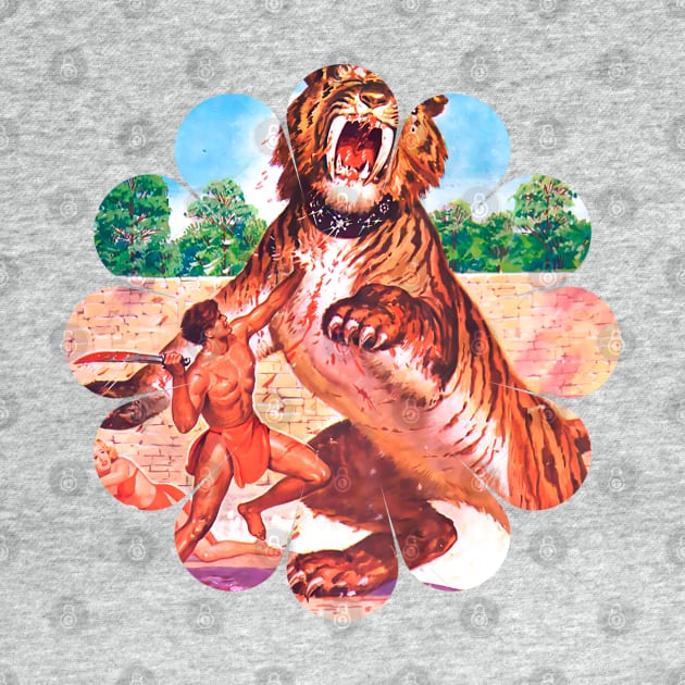 giant tiger retro comic vintage by REVISTANGO